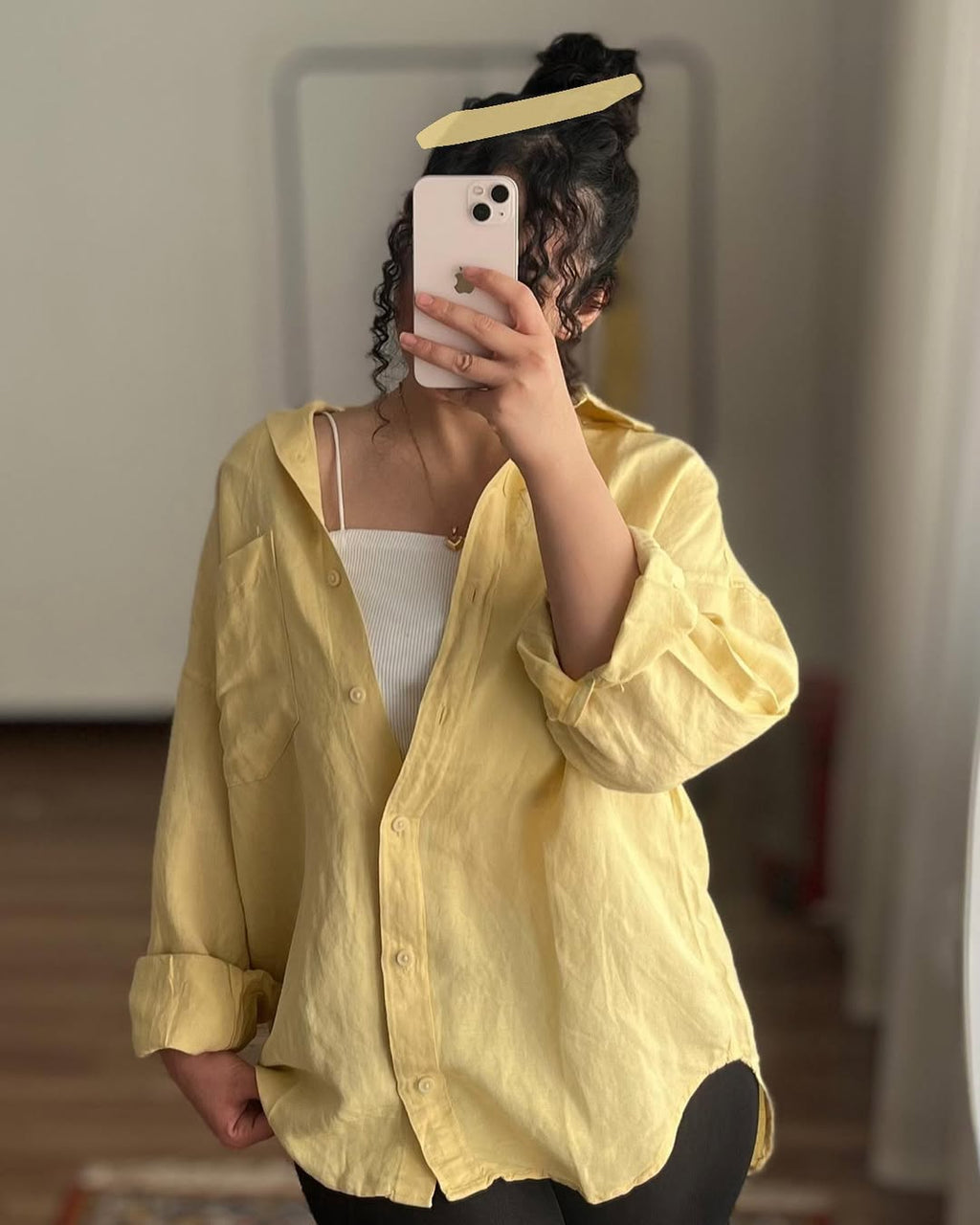 Yellow  Luxury Cotton Shirt