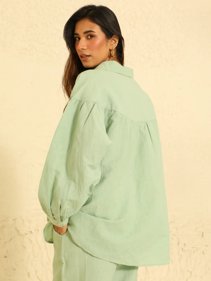 Premium Co-ord Set in Sage Green