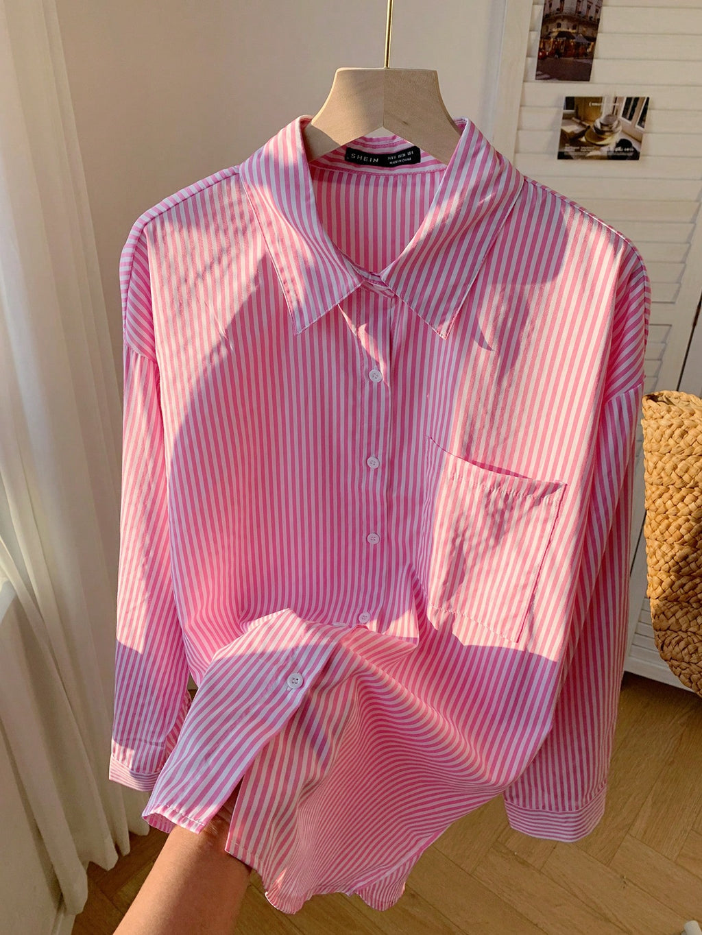 Comfortable Striped Cotton Shirt