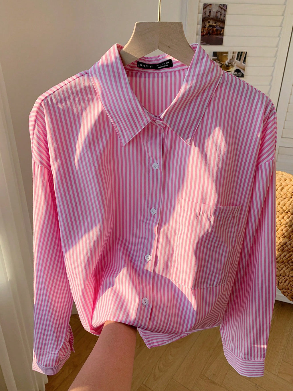 Comfortable Striped Cotton Shirt