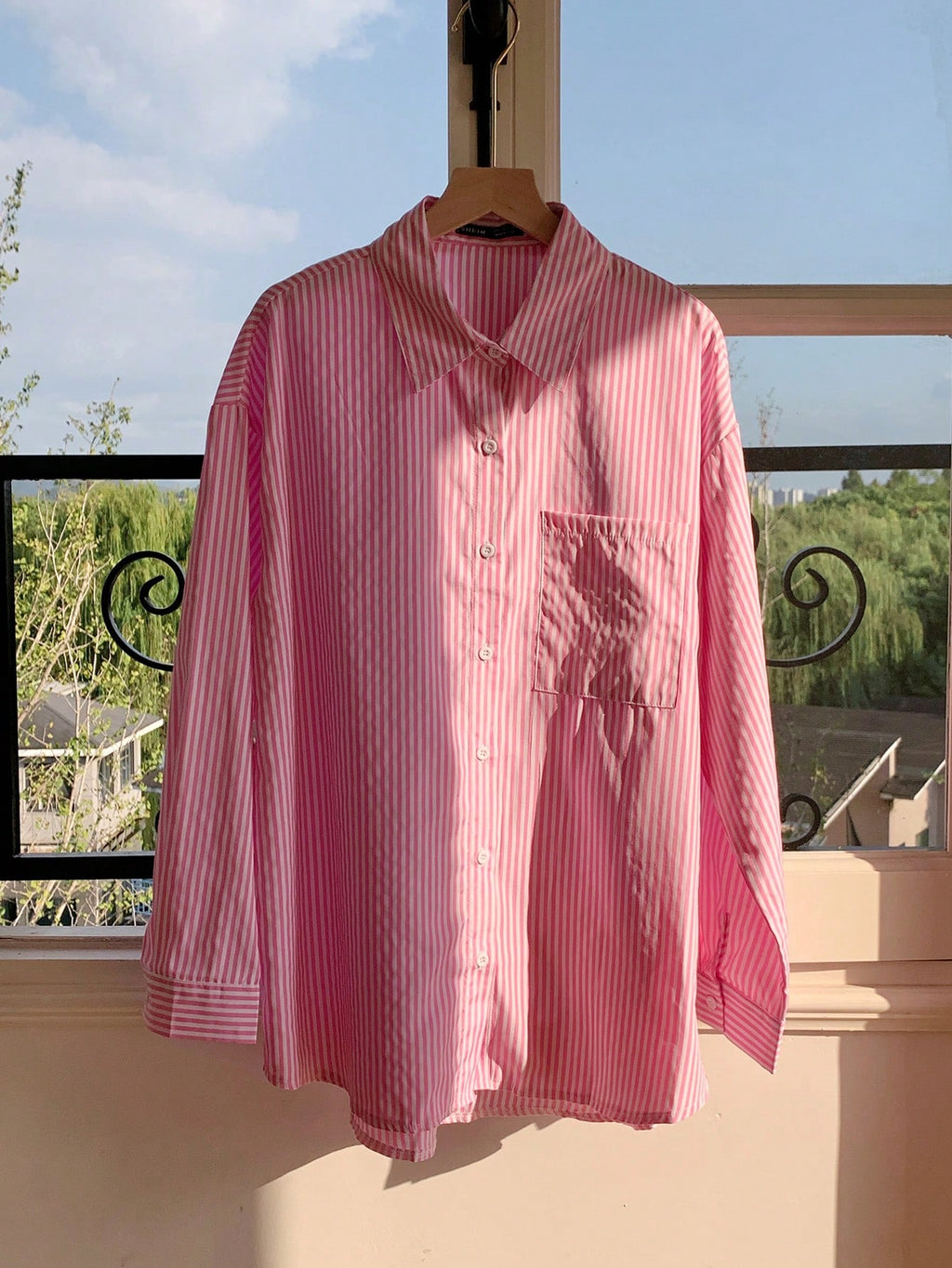 Comfortable Striped Cotton Shirt