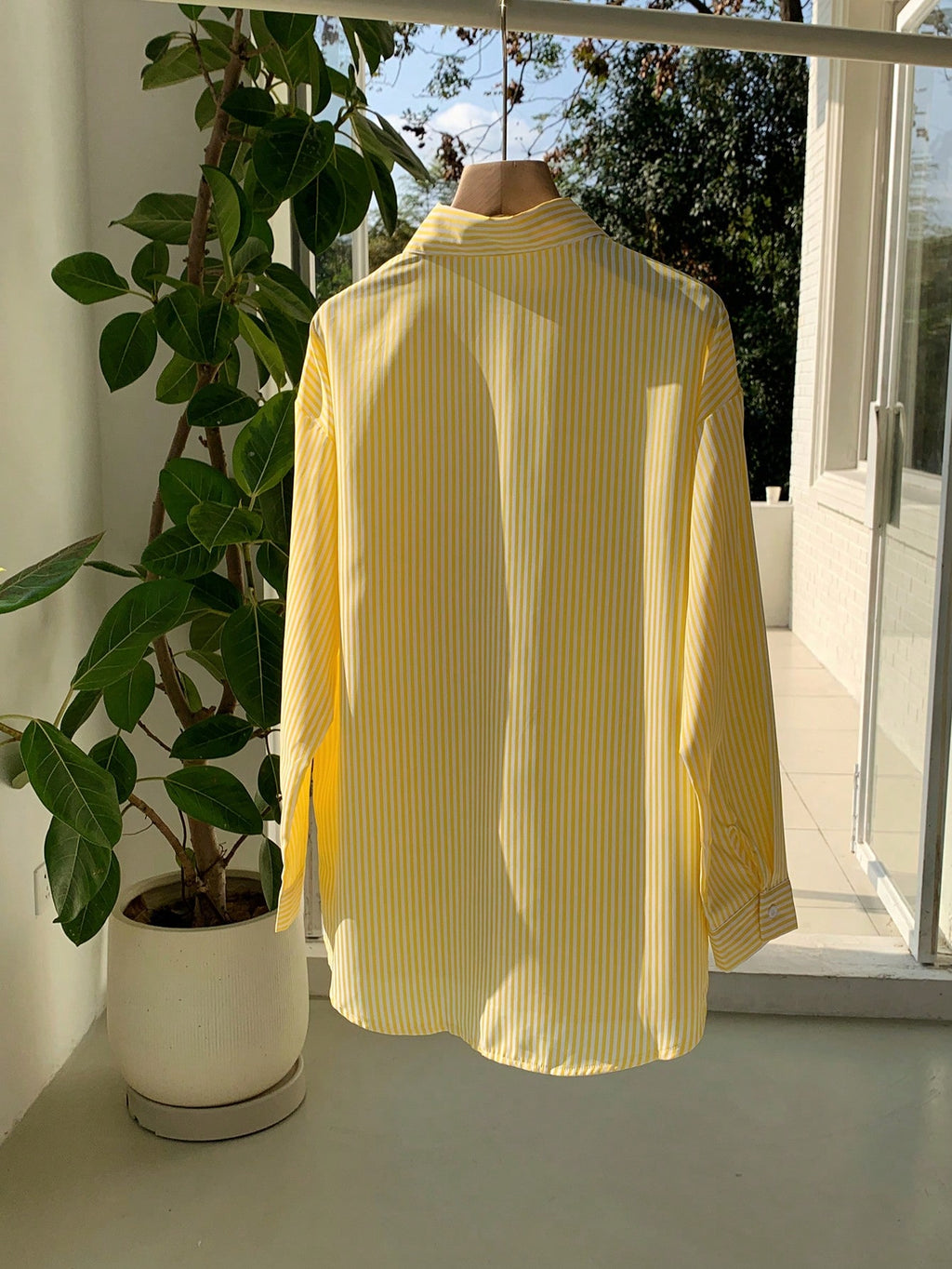 Comfortable Striped Cotton Shirt