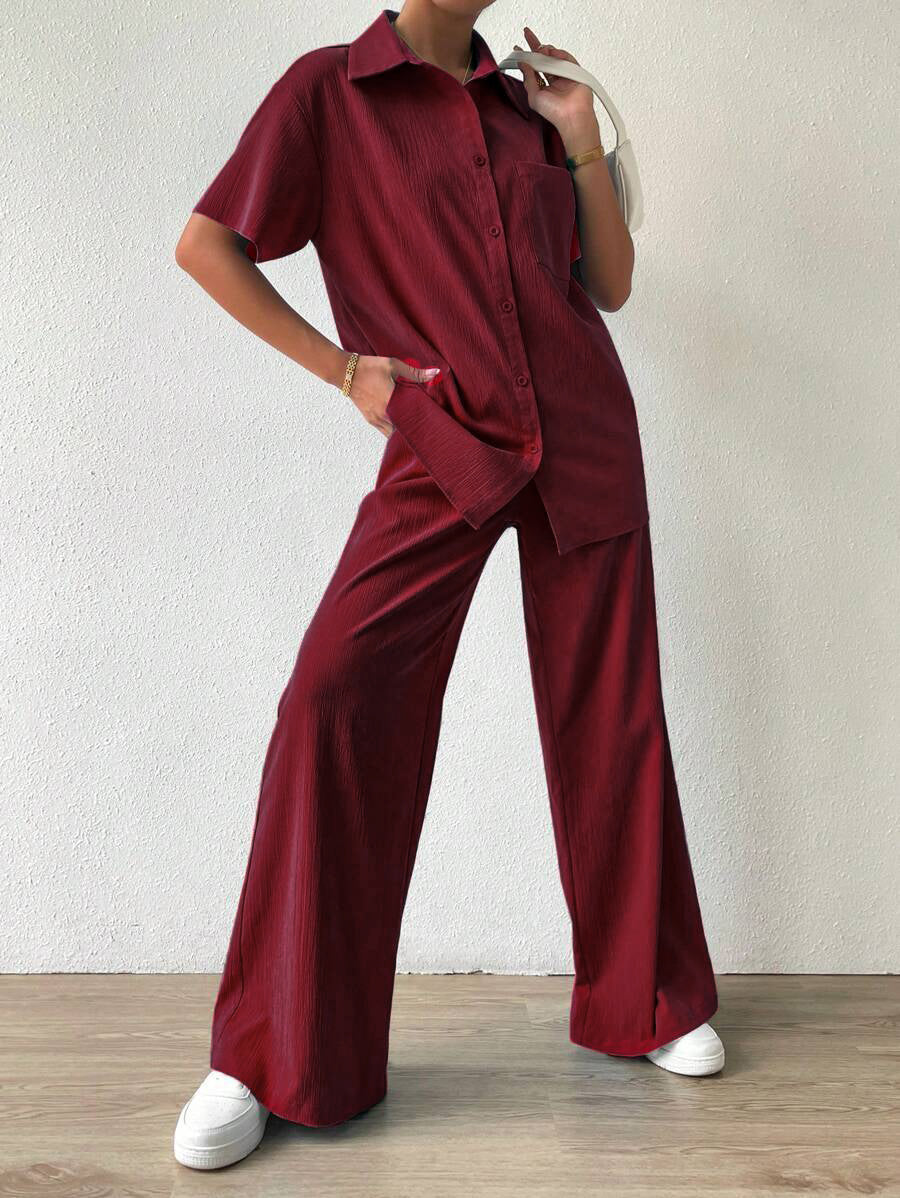 MAROON  PONDA SET