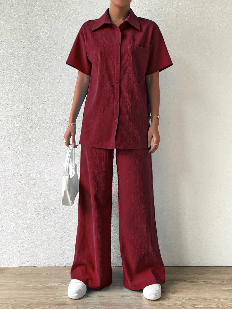 MAROON  PONDA SET